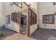 Patio with privacy walls, a small fence and some gravel at 5015 Spencer St # C, Las Vegas, NV 89119