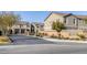 Exterior view of a gated community entrance with Autumn Winds signage at 5392 Blustery Towns Ave, Las Vegas, NV 89118