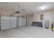 Spacious garage with two overhead doors and room for storage at 11473 Glowing Sunset Ln, Las Vegas, NV 89135