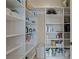 Spacious pantry with organized shelving and storage solutions at 11473 Glowing Sunset Ln, Las Vegas, NV 89135