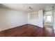 Spacious living room features hardwood floors, built-in storage, and natural light at 2180 Maple Shade St, Henderson, NV 89002