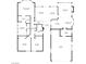 Detailed floor plan showcasing the layout of the property, including bedrooms, bathrooms, and living spaces at 2720 Spalding Dr, Las Vegas, NV 89134