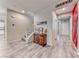 Entryway showcasing tile floors, staircase and a decorative table at 3049 Echoed Rondel Ln, Henderson, NV 89044