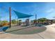 Neighborhood playground with rock climbing structure, play area, and shade at 3049 Echoed Rondel Ln, Henderson, NV 89044
