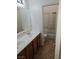 Bathroom featuring a double vanity and a separate toilet and shower at 3615 Hardwick Hall Way, Las Vegas, NV 89135