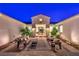 This beautiful outdoor space is an inner courtyard perfect for relaxing or entertaining at 3731 Caesars Cir, Las Vegas, NV 89120