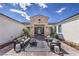 Stylish patio with comfortable seating arrangements, perfect for outdoor relaxation and entertainment at 3731 Caesars Cir, Las Vegas, NV 89120