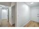 Bright hallway featuring new flooring, modern paint and fixtures at 3790 Shirebrook Dr # 167, Las Vegas, NV 89115