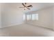 Bright, spacious bedroom features vaulted ceilings and plenty of natural light at 4740 Killington St, Las Vegas, NV 89129