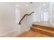 Staircase with wood and carpet leading upstairs at 4740 Killington St, Las Vegas, NV 89129
