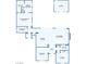 Detailed floor plan showcasing the layout of the house at 6801 Steel Mist St, Las Vegas, NV 89148