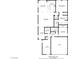 Detailed floor plan showcasing the layout of the home, including room dimensions at 8729 Marcana St, Las Vegas, NV 89166