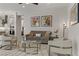 Inviting living area features stylish furnishings, art and an open layout at 8729 Marcana St, Las Vegas, NV 89166