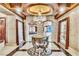 Foyer boasts marble floors, a custom ceiling design, and stone archways at 9103 Alta Dr # 1502, Las Vegas, NV 89145
