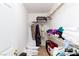 Walk-in closet with wire shelving and ample storage space for clothing and luggage at 10608 Medicine Bow St, Las Vegas, NV 89183