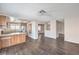 Spacious kitchen with wood cabinets and stainless steel appliances at 3337 Irv Marcus Dr, Las Vegas, NV 89108