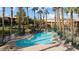 Apartment community pool surrounded by desert landscaping and providing a relaxing outdoor space for residents at 378 Colleen Ct # G, Mesquite, NV 89027