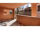Charming patio with view of community landscaping and exterior apartment building at 378 Colleen Ct # G, Mesquite, NV 89027