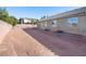 The backyard features potential space for landscaping and outdoor activities at 6360 Bullring Ln, Las Vegas, NV 89130