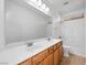 Bright bathroom with double sinks and tile flooring at 6360 Bullring Ln, Las Vegas, NV 89130