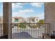 View from the balcony of houses and blue skies at 6527 Netherseal Ave, Las Vegas, NV 89139
