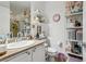 Brightly lit bathroom with a mirror at 6527 Netherseal Ave, Las Vegas, NV 89139