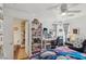 Bedroom and desk with bright light at 6527 Netherseal Ave, Las Vegas, NV 89139