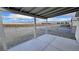 Covered back patio offers stunning views of mountains and desert landscape at 790 E Basin, Pahrump, NV 89060