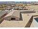 Spacious backyard featuring a covered patio, and desert landscaping perfect for outdoor living and entertaining at 8976 S Park St, Las Vegas, NV 89178