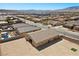 Single Gathering home with block wall enclosed yard, tile roof, and mountain views at 8976 S Park St, Las Vegas, NV 89178