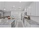 Spacious kitchen with an oversized island and stainless steel appliances at 8976 S Park St, Las Vegas, NV 89178