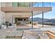 Stunning outdoor area featuring a pool, sunken fire pit, and seamless transition to indoor living spaces at 11 Rockstream Dr, Henderson, NV 89012