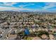 An aerial view of the house in relation to the Green Valley Ranch and Lee's Gathering Fourm at 254 Camelback Ridge Ave, Henderson, NV 89012