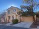 Inviting two-story home features a well-maintained lawn and a two car garage at 2637 Heathrow St, Las Vegas, NV 89135