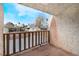 Cozy balcony area with view of the neighborhood at 4853 Rollingwood Cir, Las Vegas, NV 89121