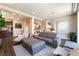 Comfortable living room with stylish furniture and lots of natural light at 7029 Parrot Bay Way, Las Vegas, NV 89118