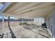 View of backyard and covered patio at 7477 Ullom Dr, Las Vegas, NV 89139