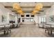 Spacious clubhouse kitchen with stainless steel appliances and island seating at 10179 Emerald Sunset Ct, Las Vegas, NV 89148