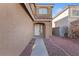 Front entrance of a two-story home at 10273 Grecian Laurel Ct, Las Vegas, NV 89183