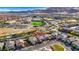Aerial view of homes, landscaping, and neighborhood amenities and features at 10313 Aragon Crown Rd, Las Vegas, NV 89135