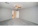 Bedroom with carpeted floor, ceiling fan, and natural light at 11147 Verismo St, Las Vegas, NV 89141