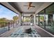 The balcony is equipped with stylish outdoor furniture and a beautiful outdoor view at 1704 Tangiers Dr, Henderson, NV 89012