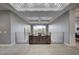 Bright upstairs landing with a modern railing and a view of the backyard landscape at 1704 Tangiers Dr, Henderson, NV 89012