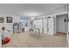 A bedroom with a red balloon, white armoires and a large window at 193 Calabria Peak Ct, Henderson, NV 89012