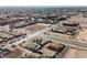 Wide angle aerial showcasing residential street corner nearby vacant lots at 203 N 13Th St, Las Vegas, NV 89101