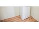 Kitchen with an updated refrigerator, and wood-look flooring at 203 N 13Th St, Las Vegas, NV 89101