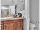 Bathroom with traditional vanity and tile flooring at 2200 S Fort Apache Rd # 1007, Las Vegas, NV 89117