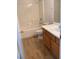 Bathroom features a bathtub-shower combo, sink, and toilet at 2736 Stargate St, Las Vegas, NV 89108