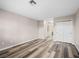 Bright bedroom with hardwood floors, closet, and neutral paint creates a calming and inviting atmosphere at 2851 S Valley View Blvd # 1150, Las Vegas, NV 89102