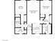 A detailed floor plan showcasing the layout and dimensions of the home at 2851 S Valley View Blvd # 1150, Las Vegas, NV 89102